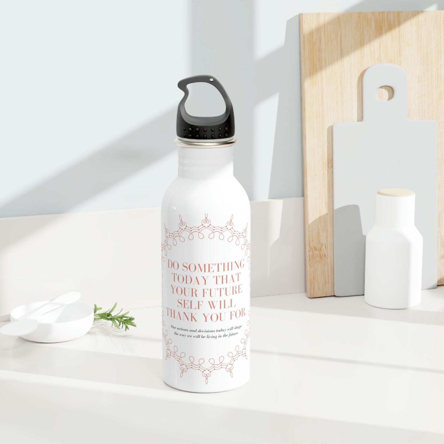 Life quote Stainless Steel Water Bottle